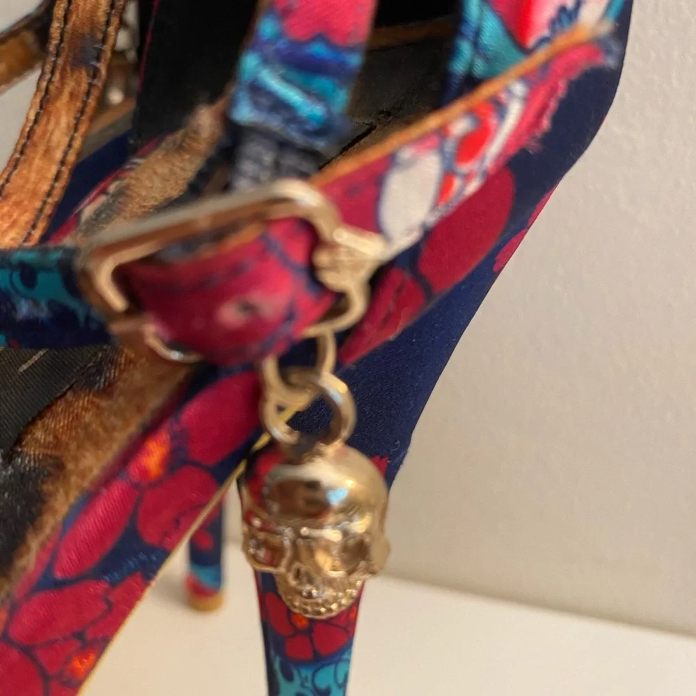 Iron Fist Skull & Flowers heels - Picture 7 of 16